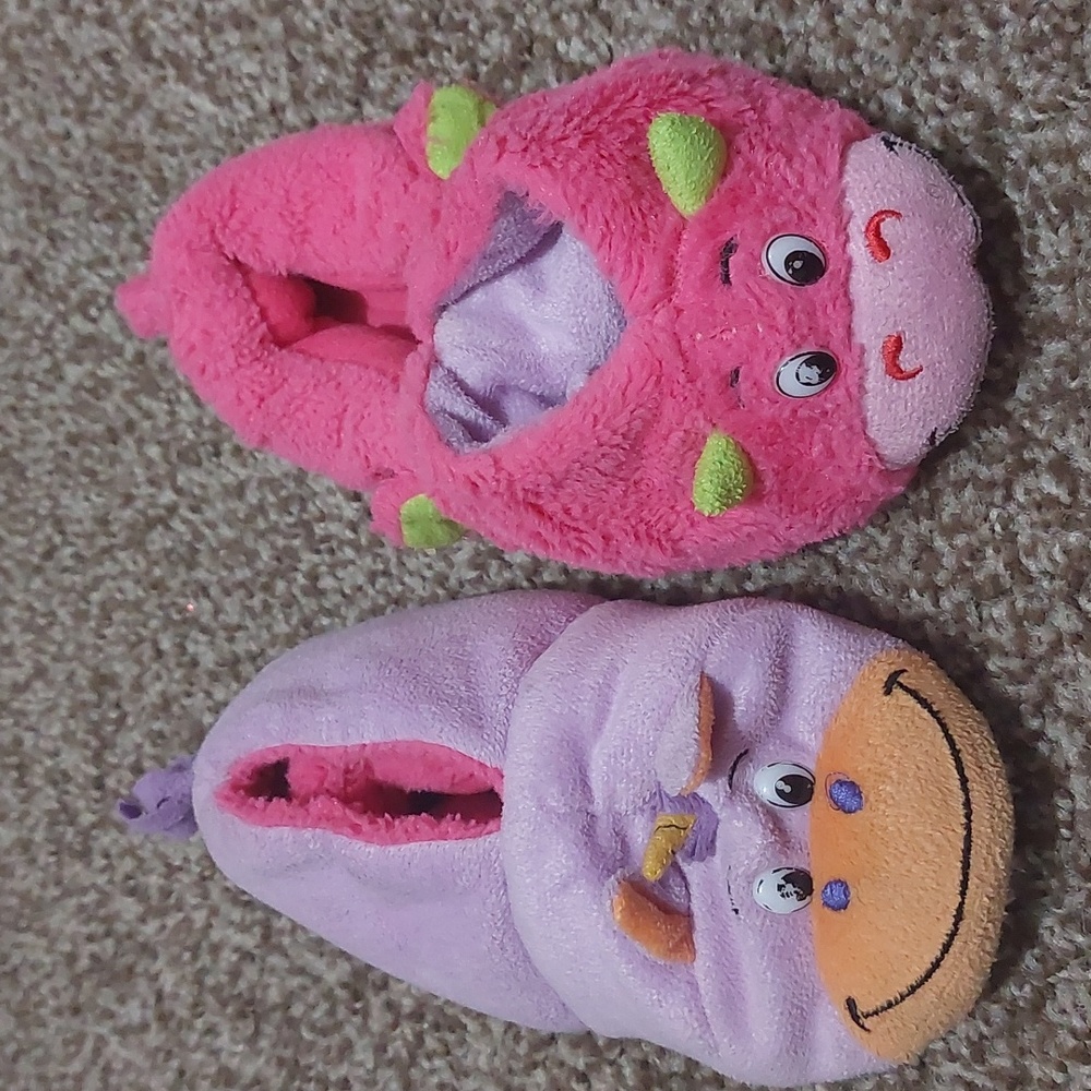 Pink and Purple Flipazoo Slippers